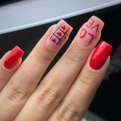 valentine nail