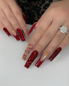 valentine nail