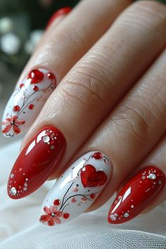 valentine nail